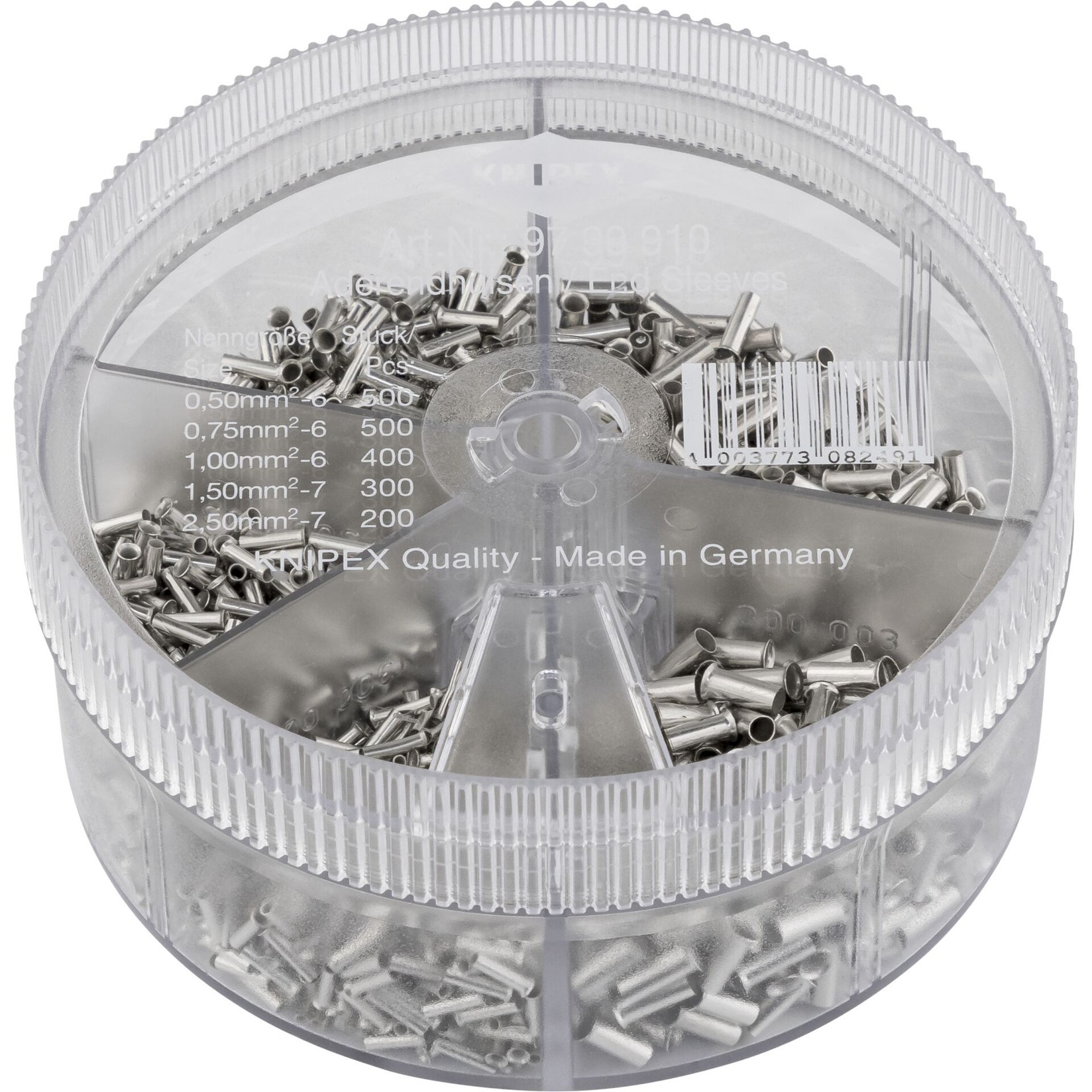 Knipex КНП Кутија со туљци разни големини