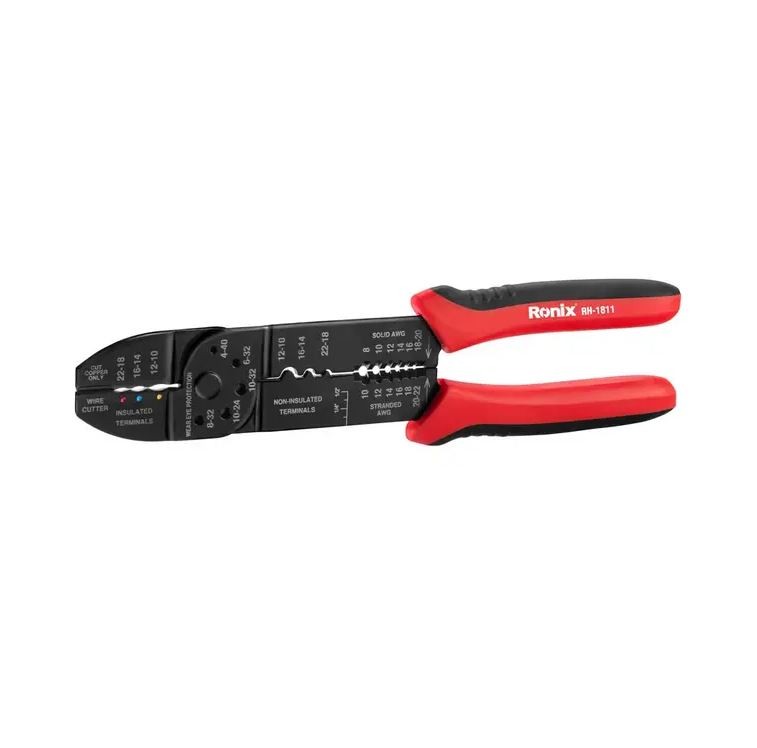 Ronix Клешта за клеми и одголување на проводници 245мм  RX-1811