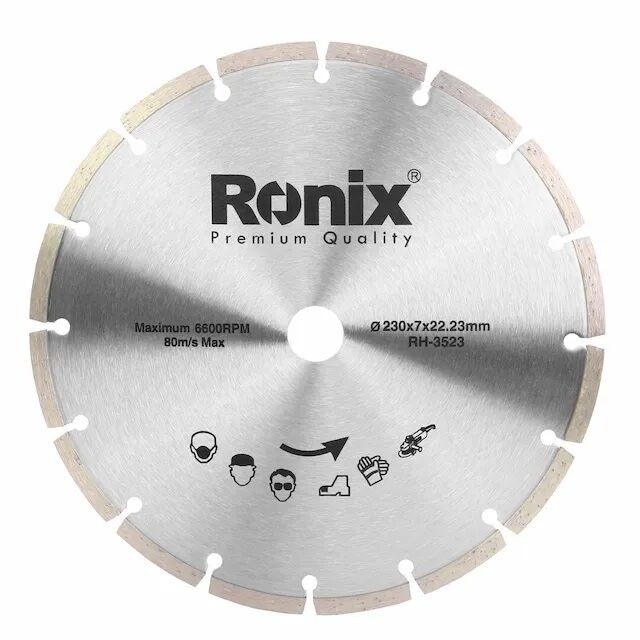 Ronix Диск за сечење плочки, гранит и мермер 230×22.2×7мм  RX-3523