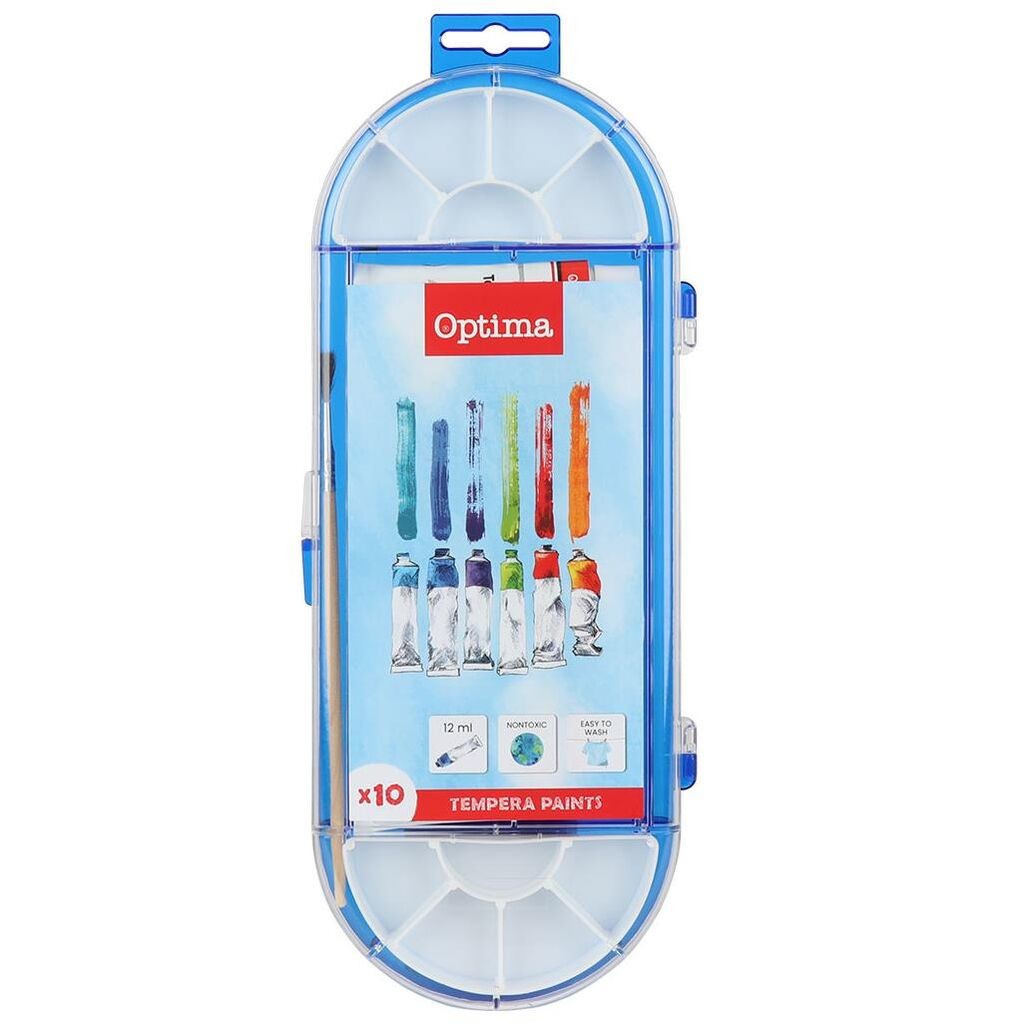Optima Темперни бои оптима /10 10мл. пвц 100003