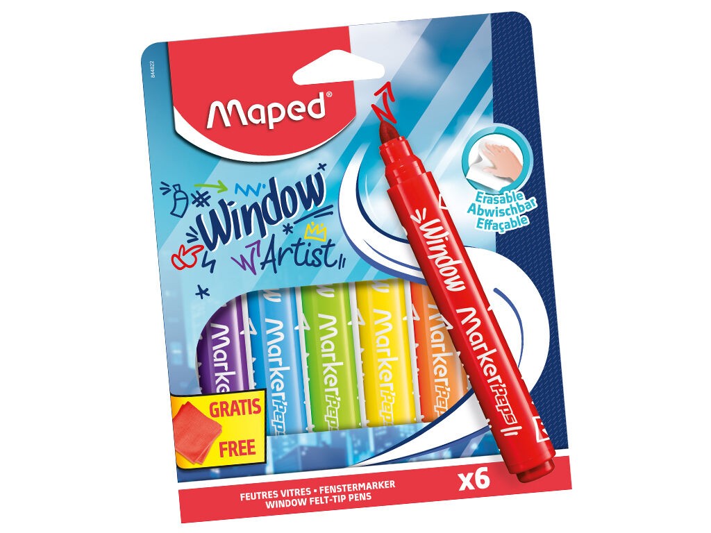 Maped Фломастери за стакло /6 844822