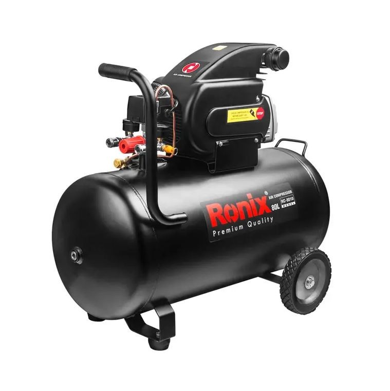 Ronix Воздушен компресор 8Bar, 80L, 2.5HP RC-8010 Роникс