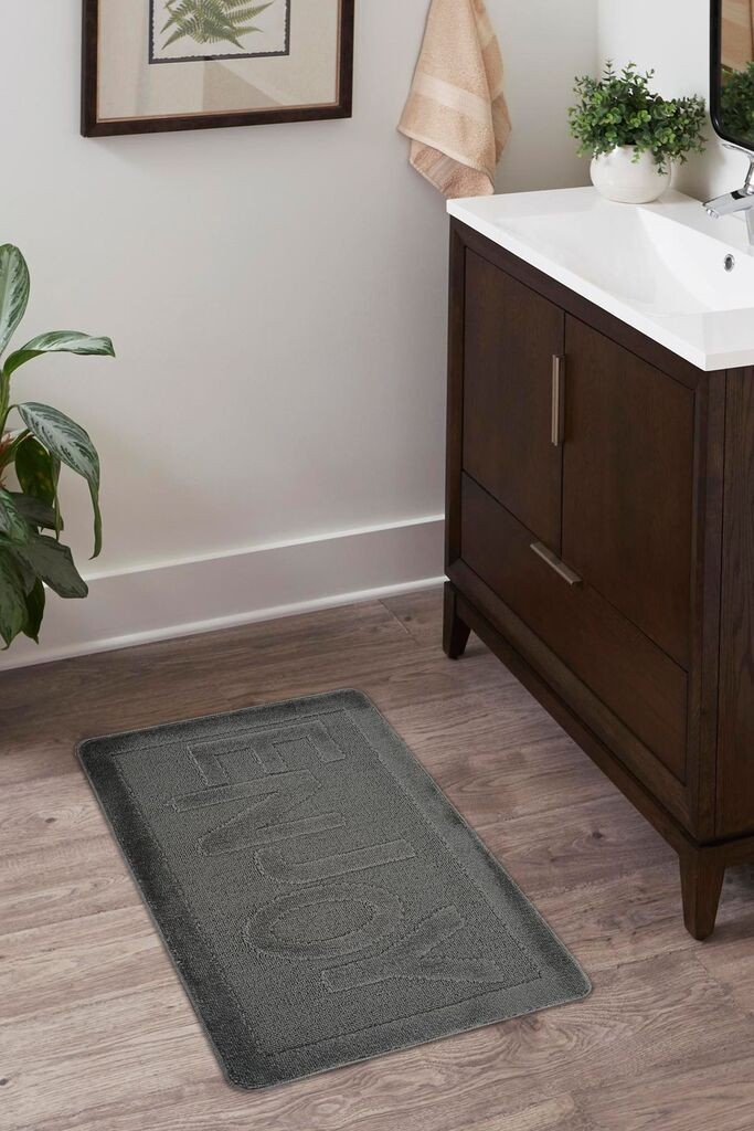 Подлога за бања L'essentiel Maison Enjoy, 60x100 см, антрацит