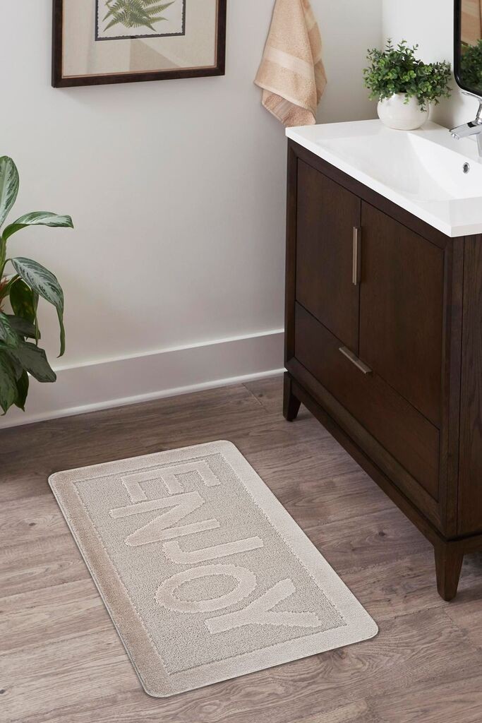 Подлога за бања L'essentiel Maison Enjoy, 60x100 см, антрацит