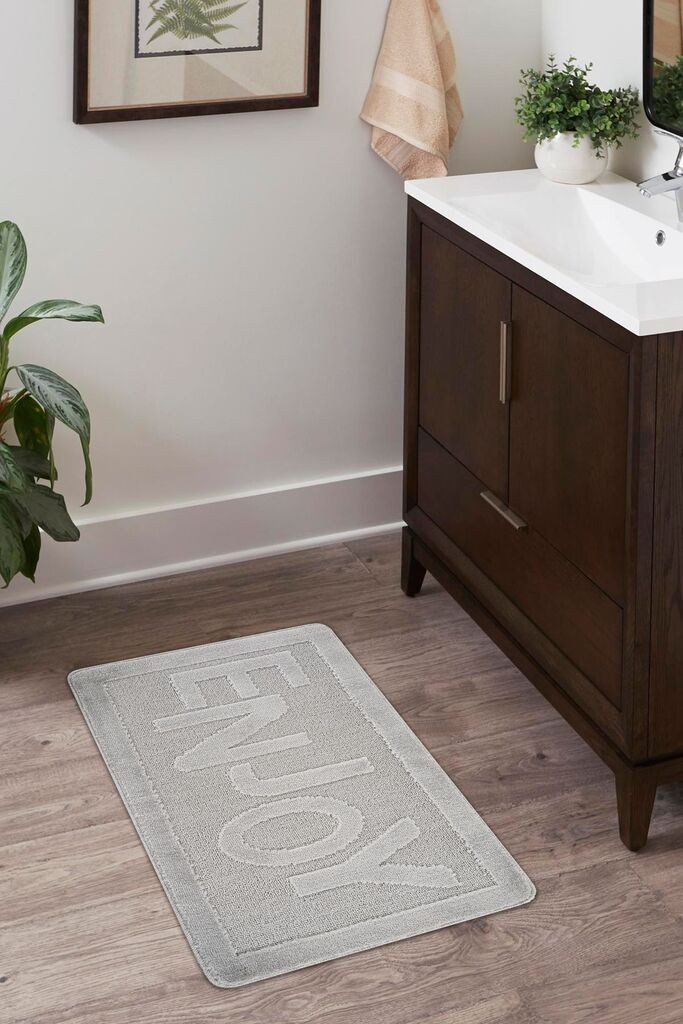 Подлога за бања L'essentiel Maison Enjoy, 60x100 см, антрацит