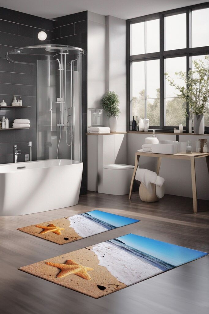 Комплет душеци за бања L'essentiel Maison CT-5112, шарени