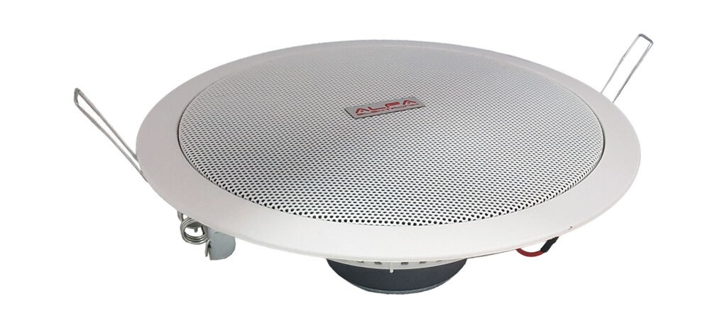 Alfa Electric Вграден звучник 2.5-5-10W 6" 100V линија  AESR179-6T