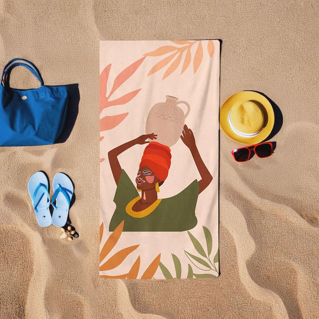 L'essentiel Maison Пешкир за плажа Баскили v5, 75x150 cm, Шарена