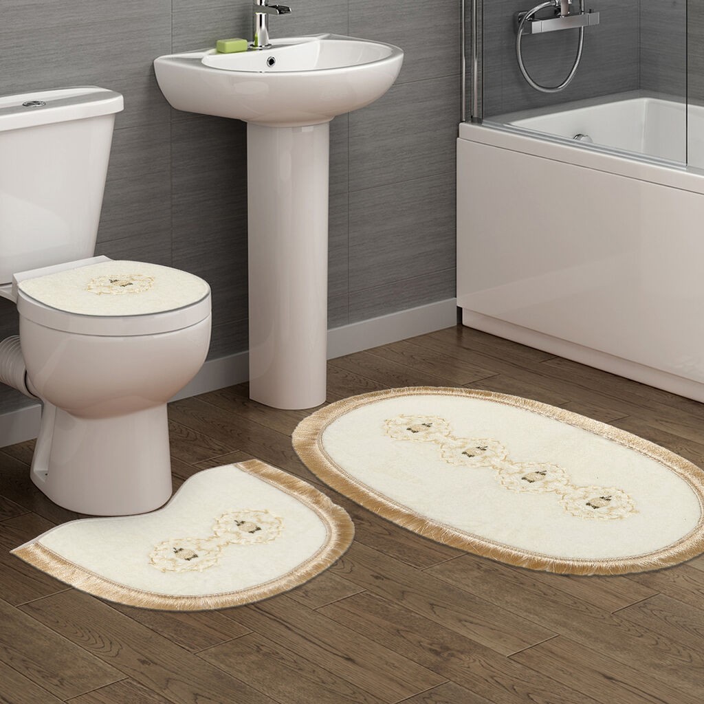 L'essentiel Maison Комплет подови за бања Clozet Tkm.000187, крем