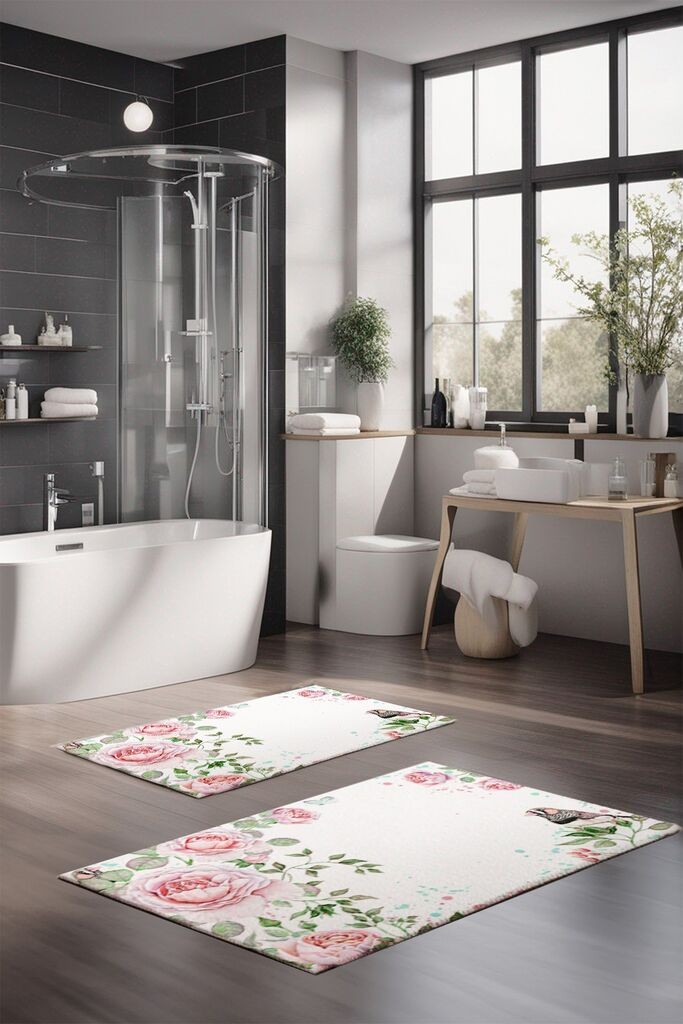 Комплет душеци за бања L'essentiel Maison CT-5222, шарени