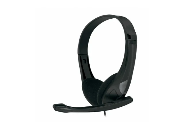 Омега слушалки со микрофон FH4088+микрофон, црни