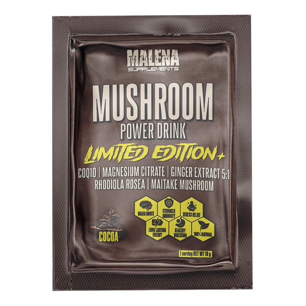Malena Supplements Mushroom Power Drink Limited Edition+, 1 пориција