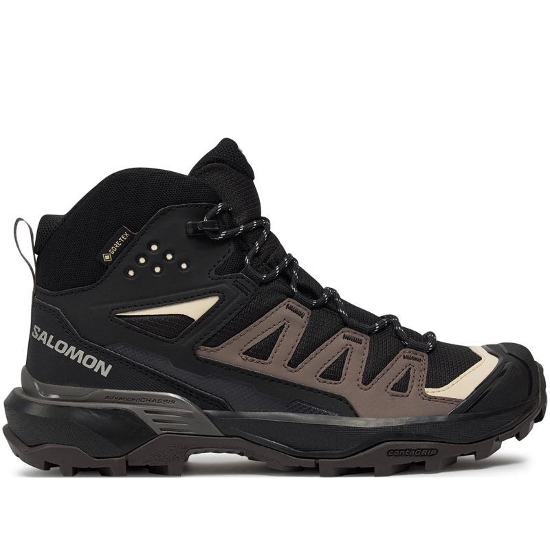 Црни патики Salomon X Ultra 360 Mid Gtx W за жени