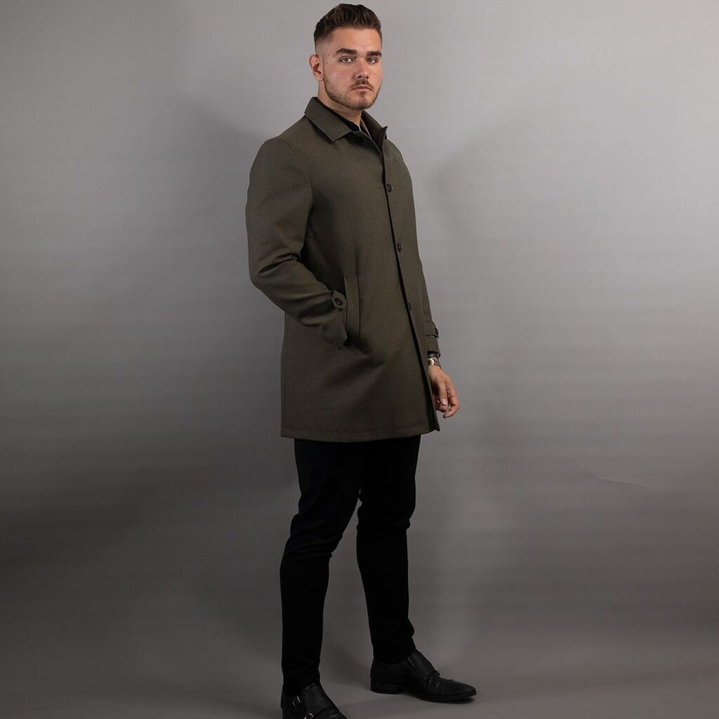 ASTIBO Машки капут ПРИНС/24 зелена