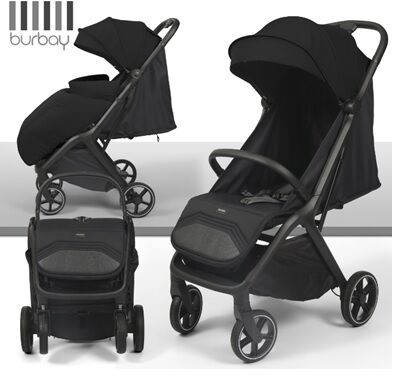 Burbay Количка Tiny Joy Black S1