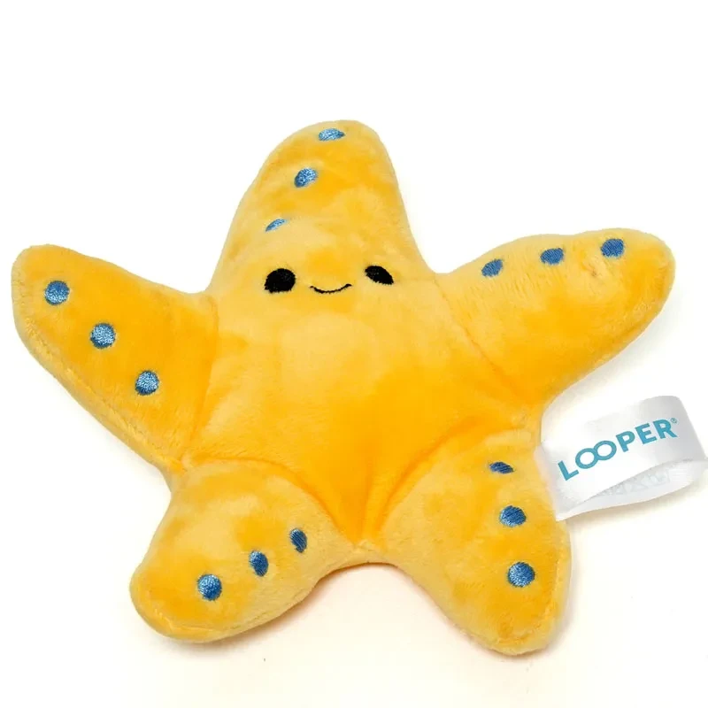Плишана играчка Looper Starfish за девојчиња, жолта