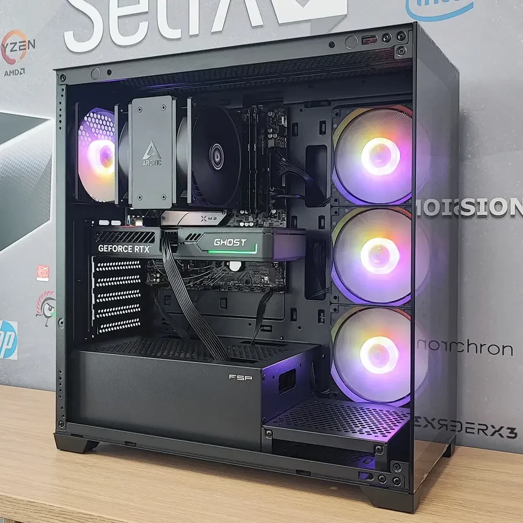 PowerCube Куќиште G4250 Chimera Gen7 V4 3D Ryzen 5 7500X3D/ 32GB DDR5/ NVMe 1.0TB/ RTX5060Ti 8GB