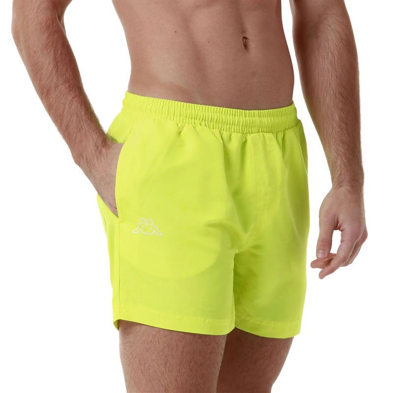 Машки шорцеви Kappa со лого на Fultomi, жолти