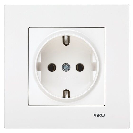 Alfa Electric Штекер Kare бел Viko 90960008