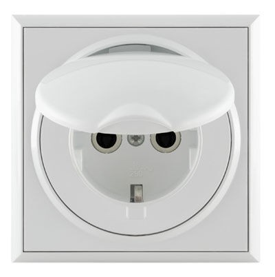 Alfa Electric Приклучница II шуко V/Z со капак премиер плус 11.01.058