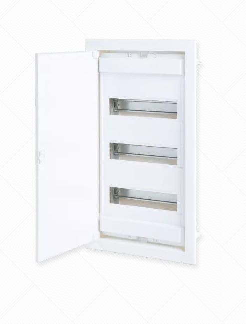 Alfa Electric Спратна табла вградна 3×12 бел капак Technoplast U36S