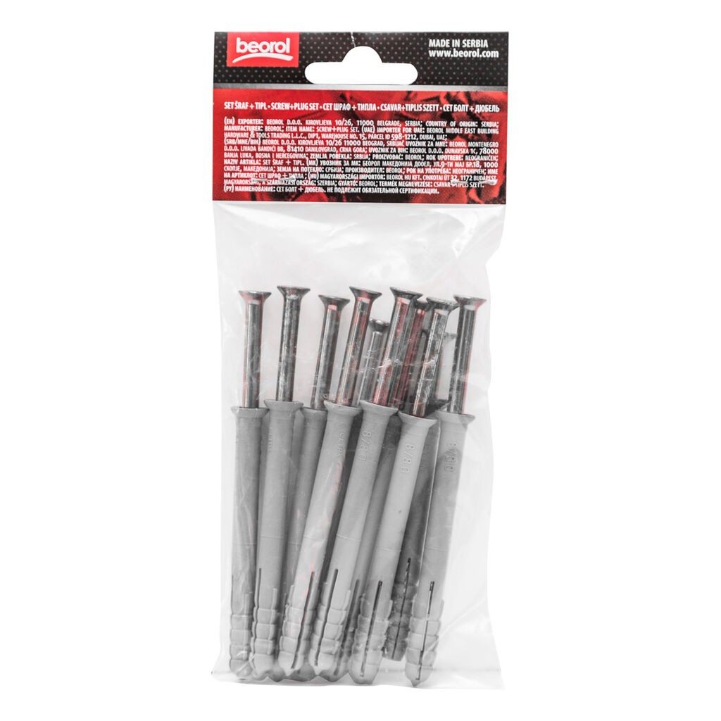 Beorol Сет штраф + типла 8×80, 10+10 парчиња SETST8×80
