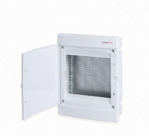 Alfa Electric Разводна кутија 2-редна вградна за IT опрема, бела врата Technoplast U24CN