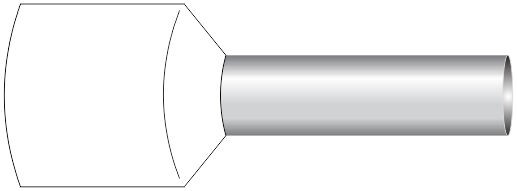 Alfa Electric Завршеток изолиран 0.75mm², бел US-2007