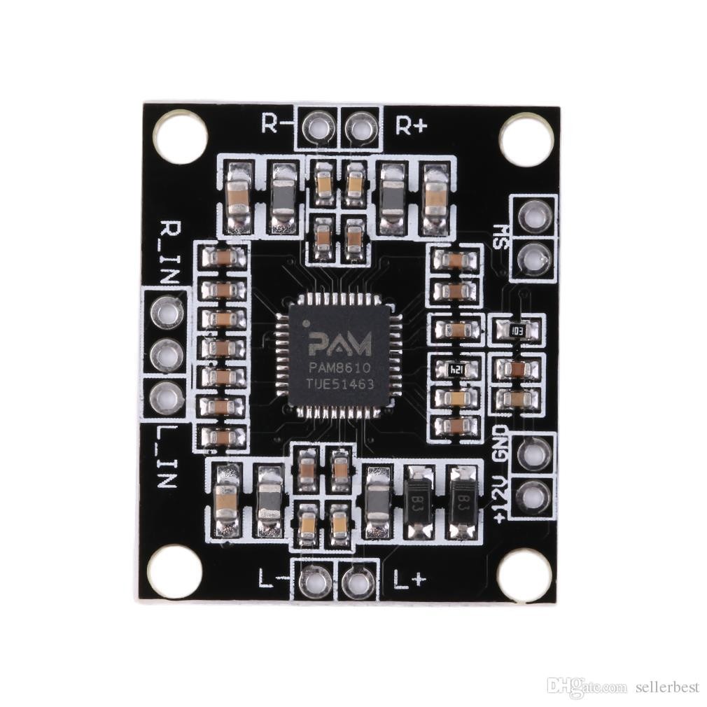 Arduino PAM8610, Кит Аудио 2×15W 9–12V 4–8Ω + MUTE