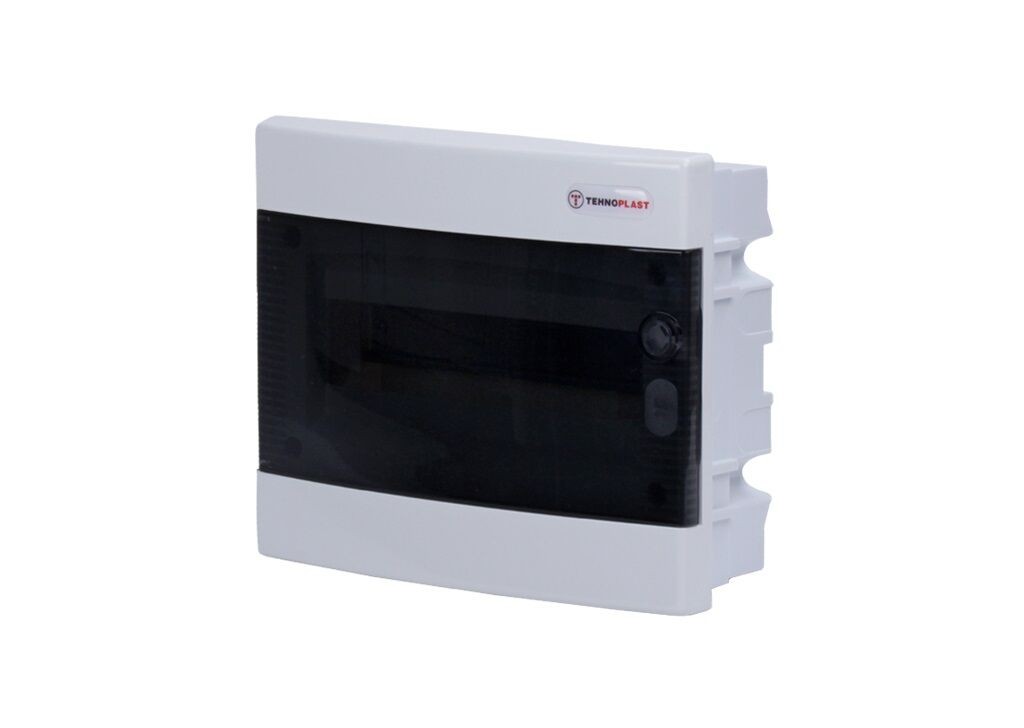 Alfa Electric Станбена табла 1×12 ОГ вградна, проѕирен капак Technoplast