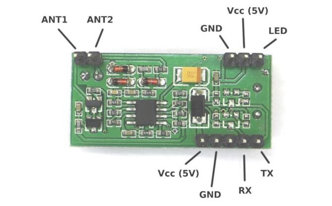 Arduino ARD-204, RFID Читач, Card RDM6300 125KHz