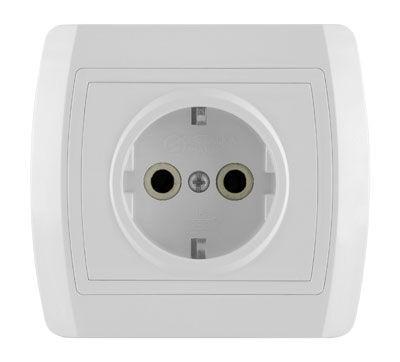 Alfa Electric Приклучница II шуко статус металка 14.01.050