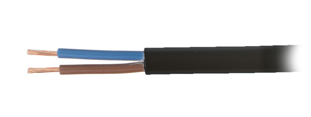 Alfa Electric Кабел ПП/Ј 2x0.75 mm² лицнаст црн