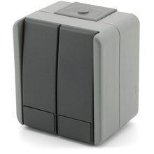 Tem Cates ОГ сериски прекинувач сив 10A SF50GS IP44 4315063