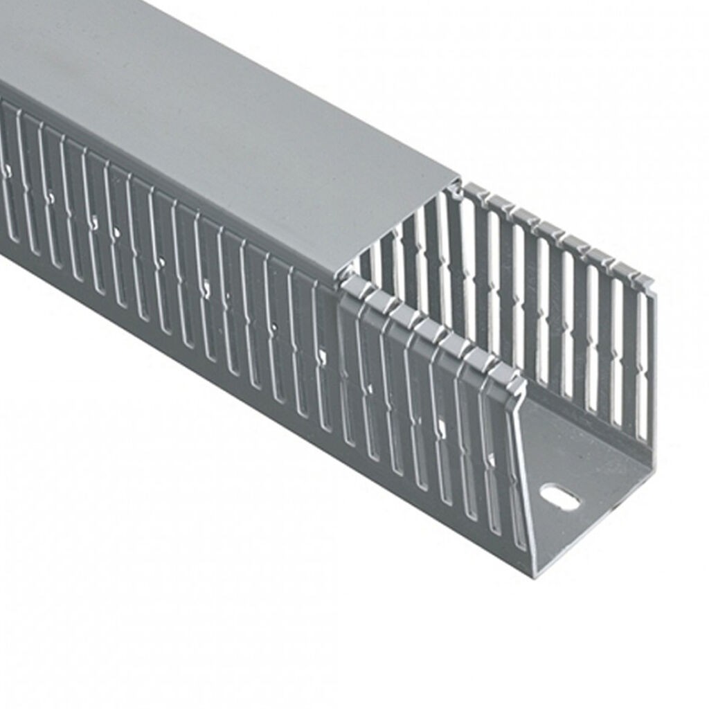 Alfa Electric Канал пластичен 60x80 mm перфориран L = 2 m