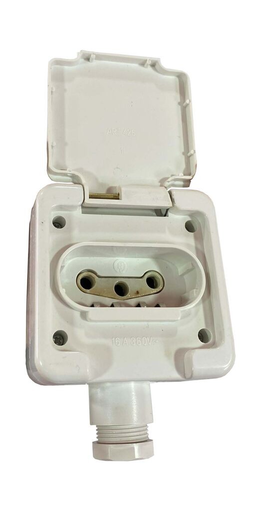 Alfa Electric Трофазна утичница женска ОГ за надградно монтирање