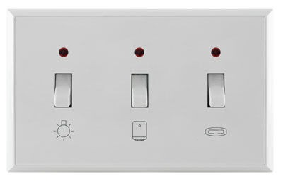 Alfa Electric Индикатор за купатило хоризонтален Premier 11.01.095