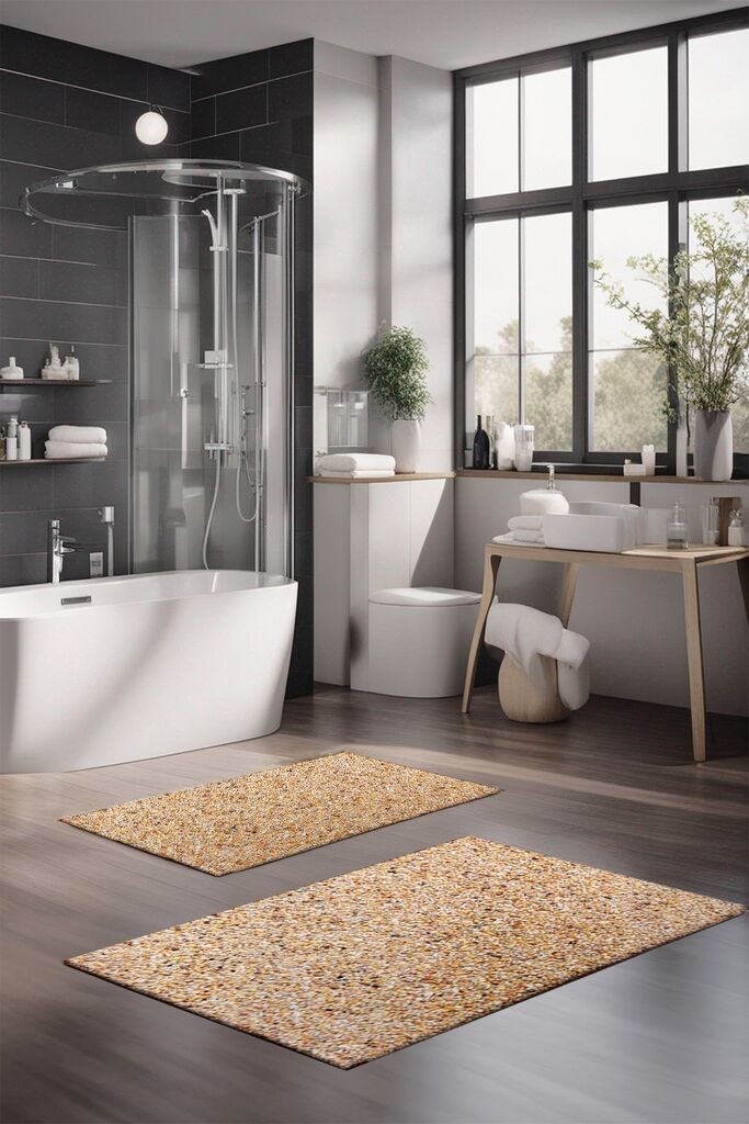 Комплет подлошки за бања L'essentiel Maison CT-5173, 2 парчиња, шарени