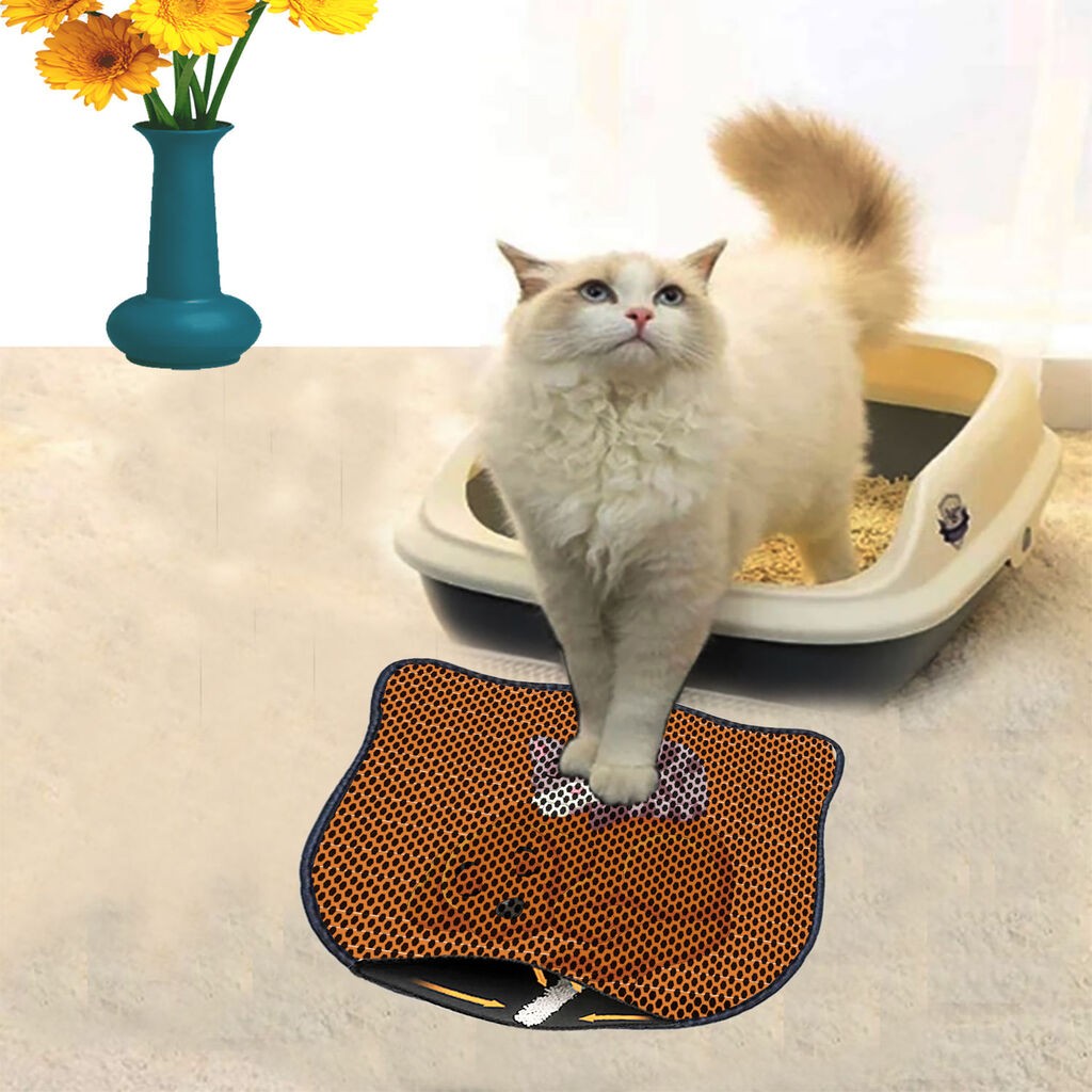 Aberto Design Тоалетна просторија за мачки Kdkafa0035, 40 x 50 см, портокалова