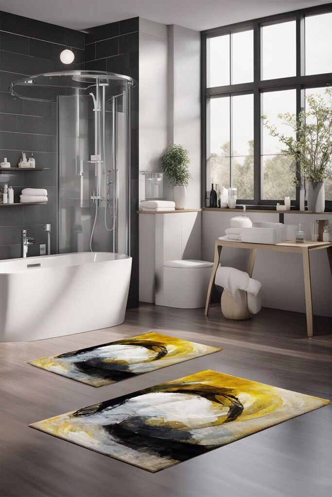 Комплет подлошки за бања L'essentiel Maison CT-5045, 2 парчиња, шарени