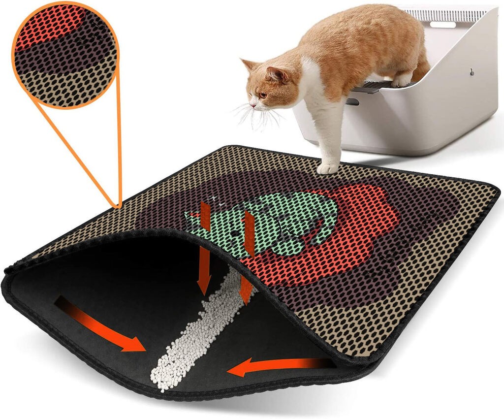 Aberto Design WC преграда за мачки Nrszn0046, 45 x 60 см, шарена