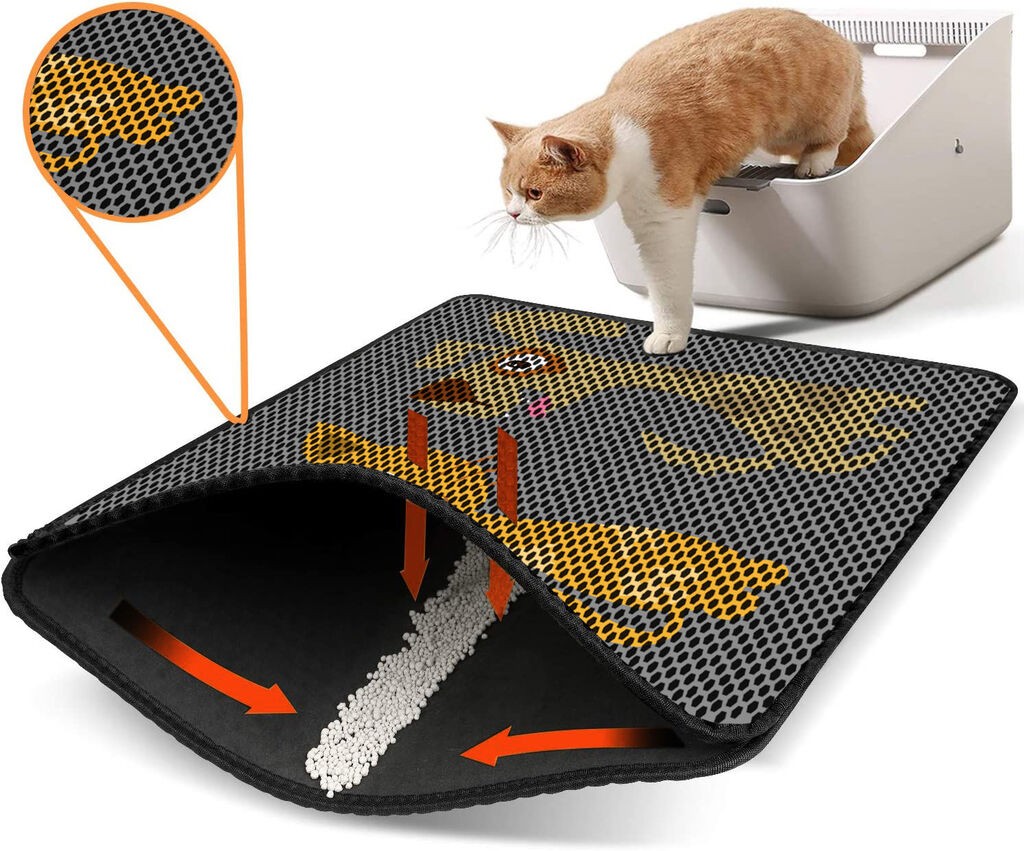 Тоалетна просторија за мачки Aberto Design Nrszn0230, 45 x 60 см, сива