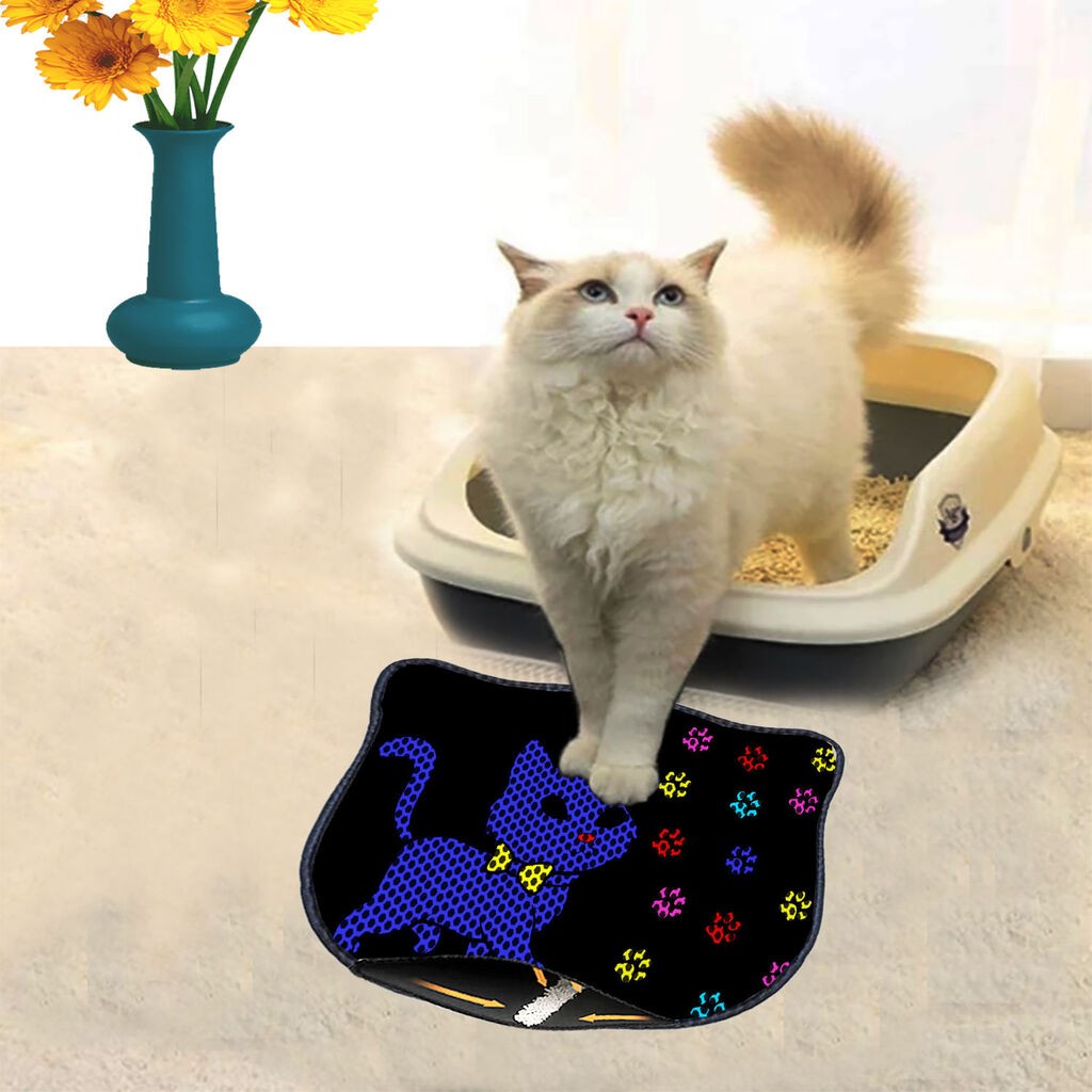 Aberto Design Тоалетна просторија за мачки Kdkafa0103, 40 x 50 см, Шарена