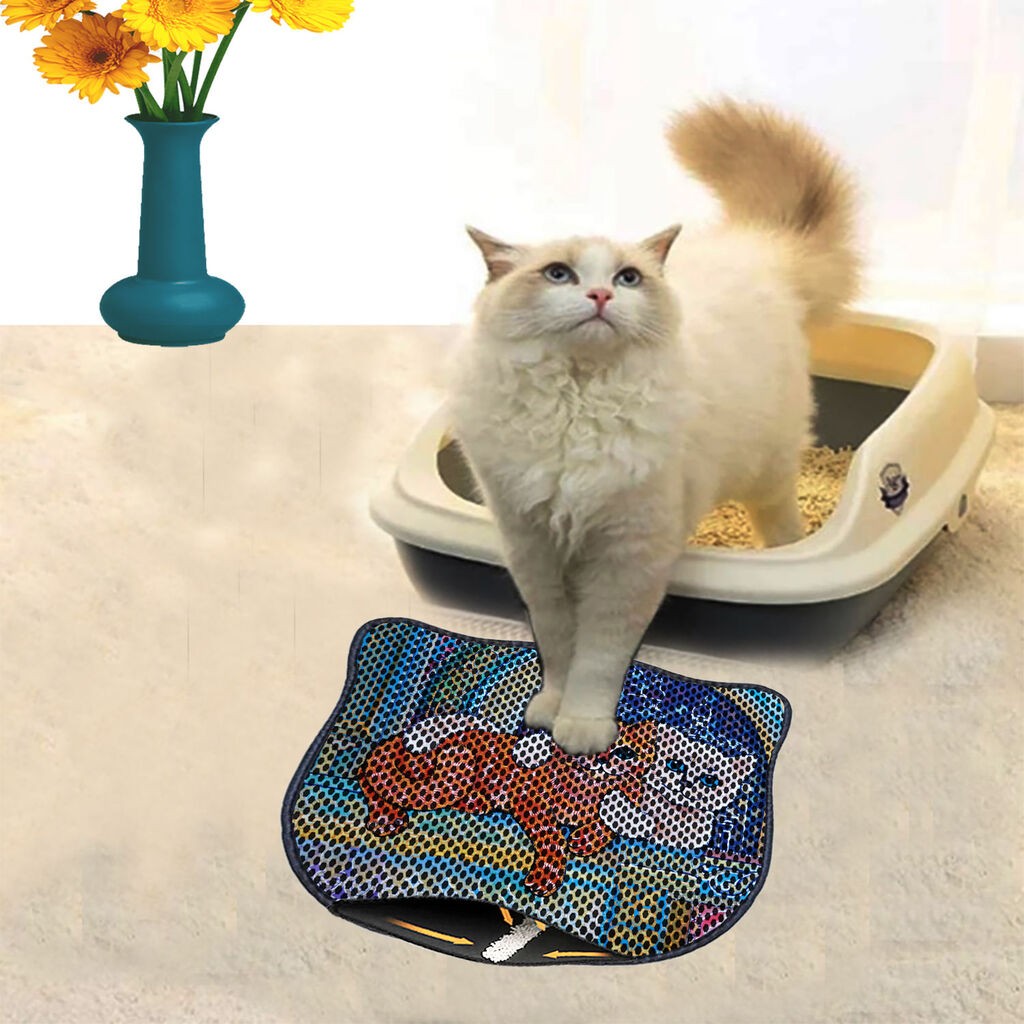 Aberto Design Тоалетна просторија за мачки Kdkafa0114, 40 x 50 см, шарена