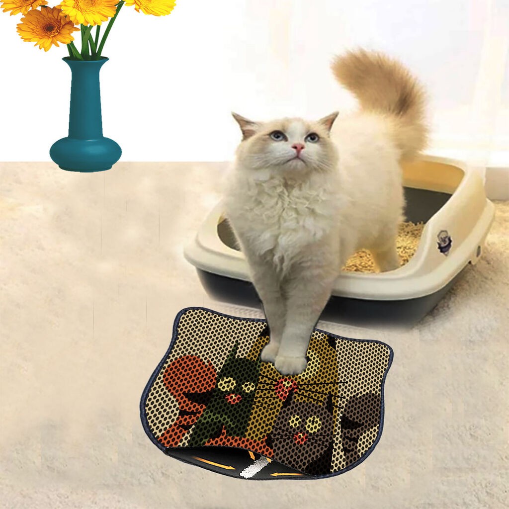 Aberto Design Тоалетна просторија за мачки Kdkafa0094, 40 x 50 см, шарена