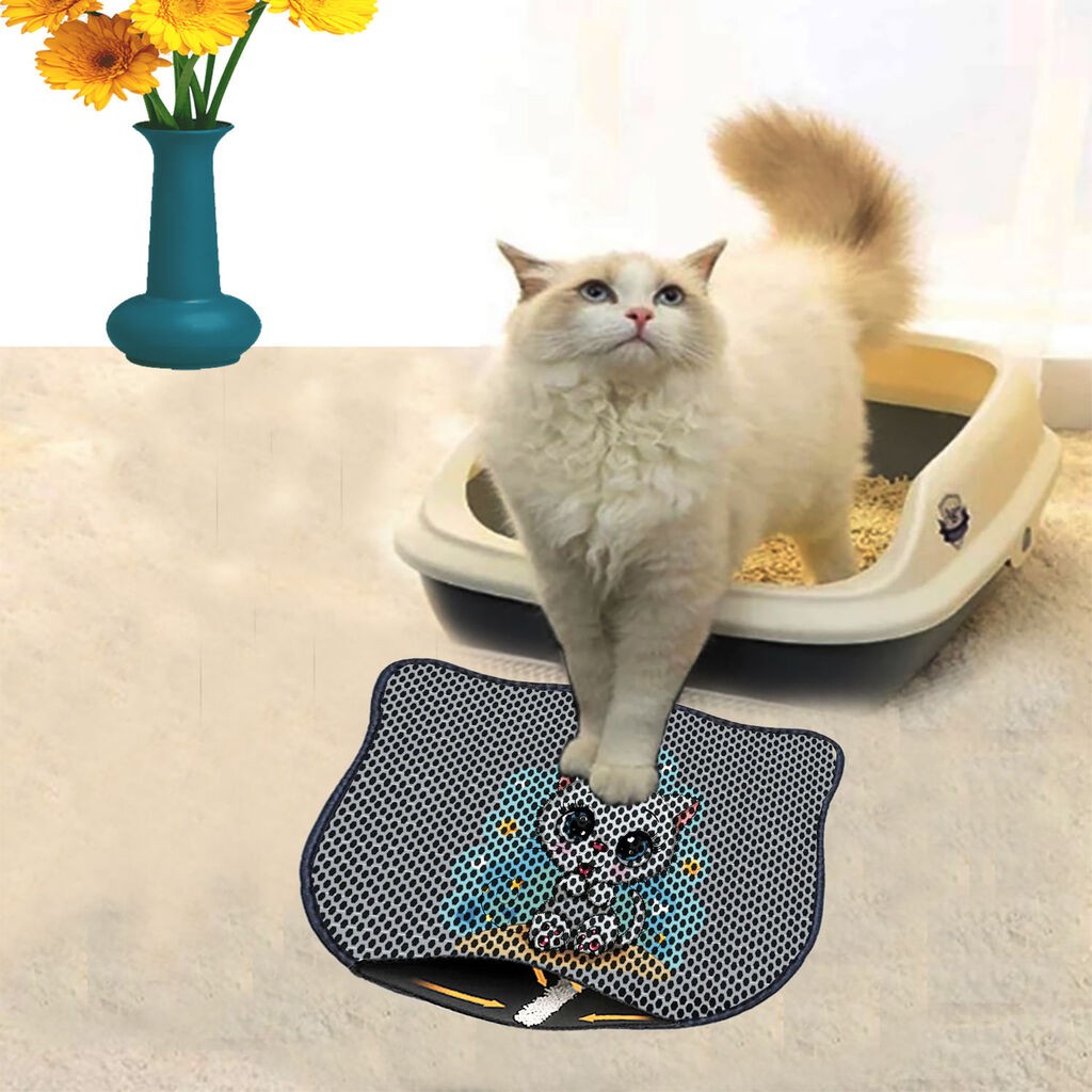 Тоалетна просторија за мачки Aberto Design Kdkafa0036, 40 x 50 см, сива