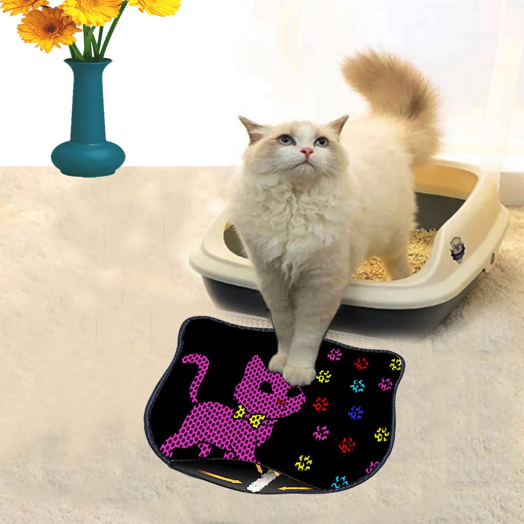 Aberto Design Тоалетна просторија за мачки Kdkafa0104, 40 x 50 см, Шарена