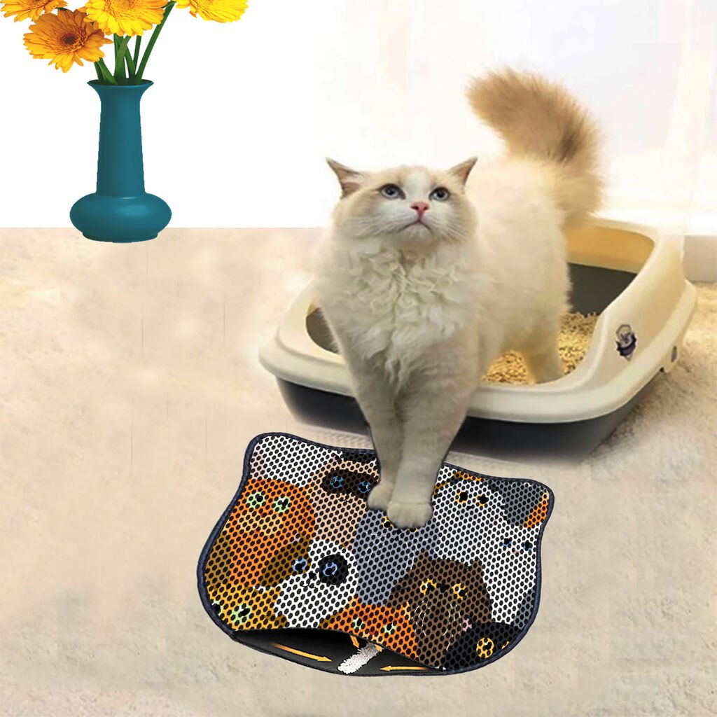 Aberto Design Тоалетна просторија за мачки Kdkafa0008, 40 x 50 см, шарена