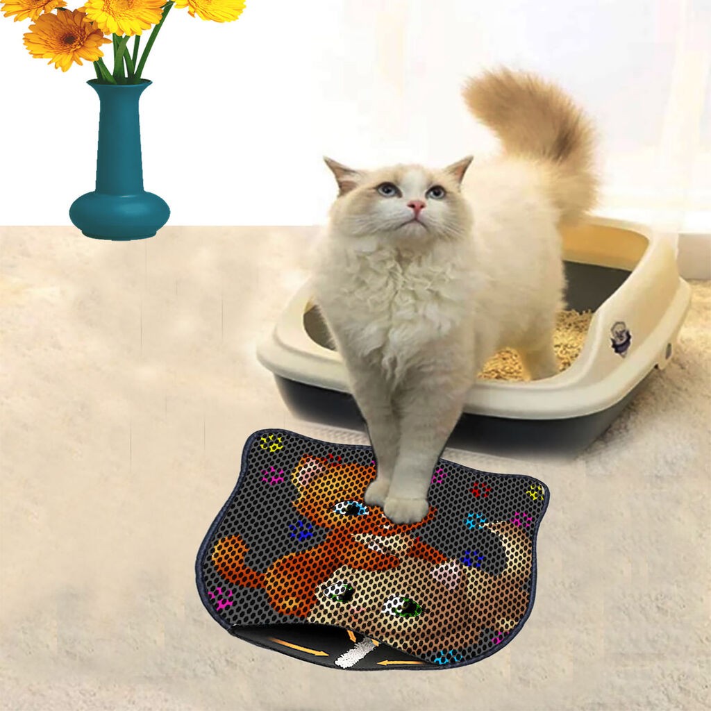 Aberto Design Тоалетна просторија за мачки Kdkafa0102, 40 x 50 см, Шарена