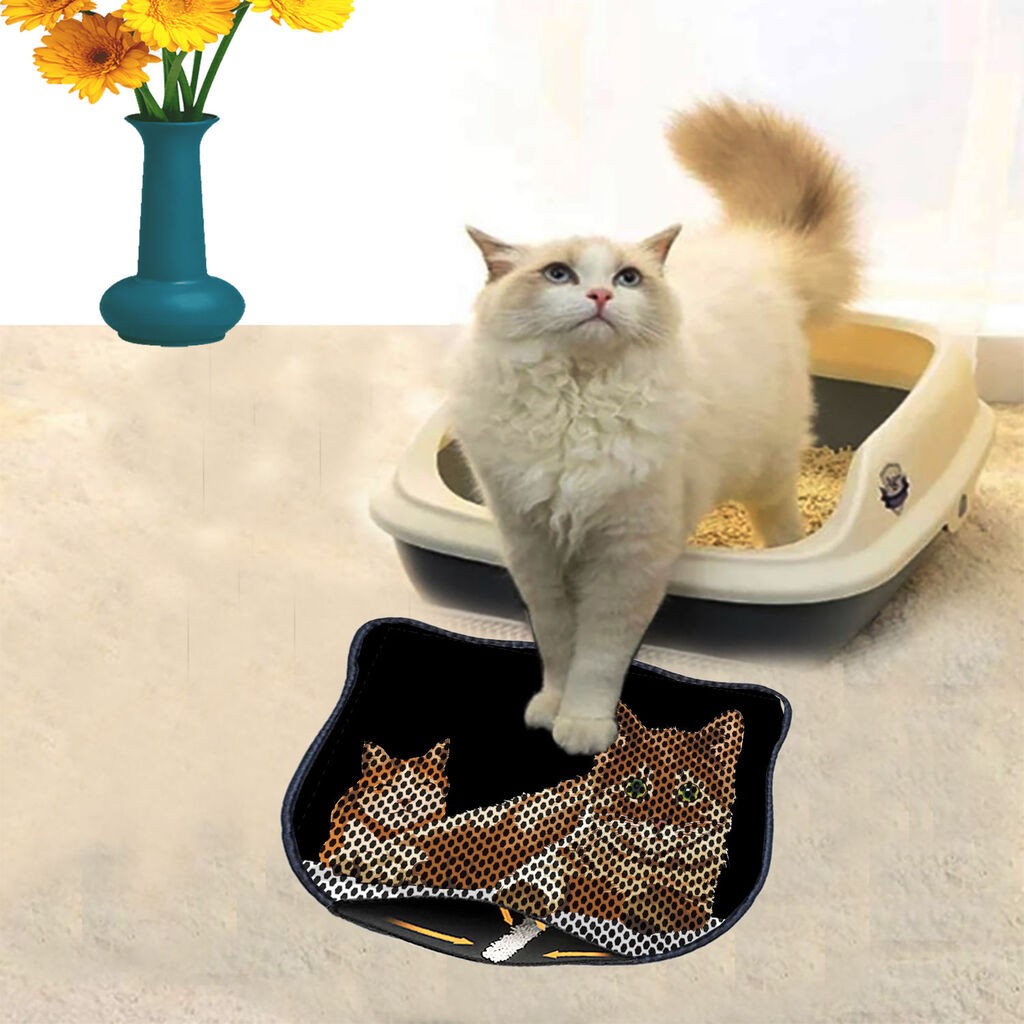 Aberto Design Тоалетна просторија за мачки Kdkafa0012, 40 x 50 см, шарена